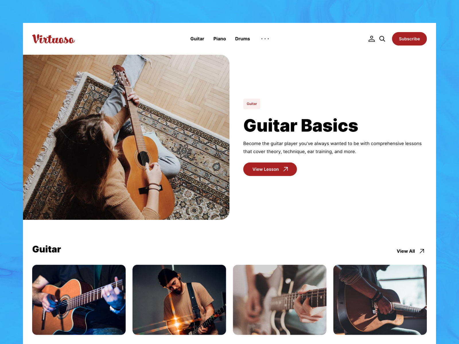 Meet Virtuoso! A Ghost Theme for courses and lessons